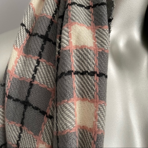 Pink Grey Scarf - Picture 4 of 6